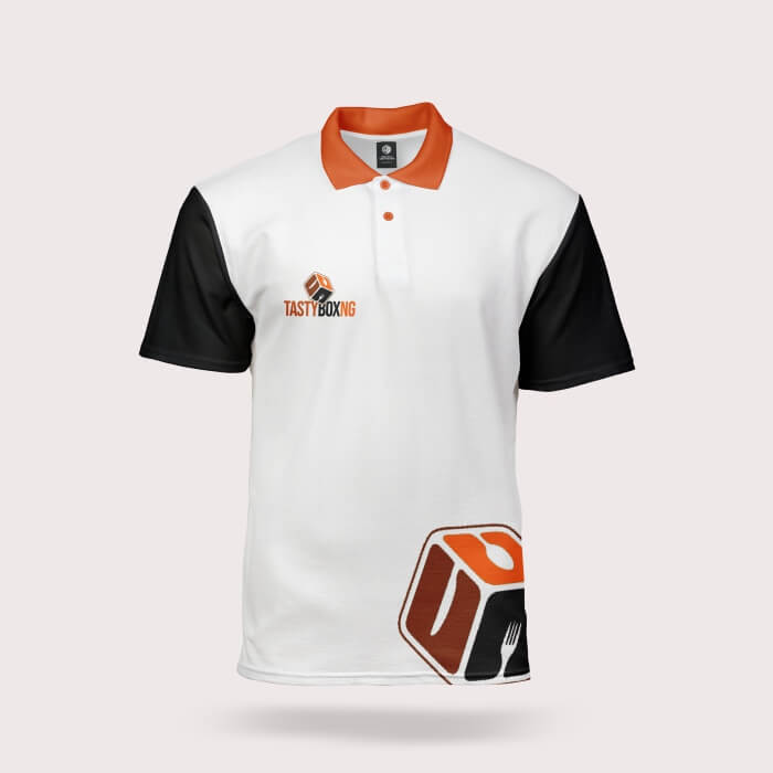 Branded polo shirts