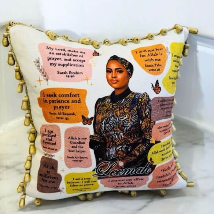 Custom printed pillow